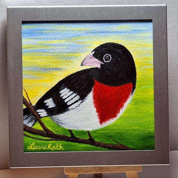 Laura Rath, Artist Other - "Bliss" Hand-painted Acrylic Painting